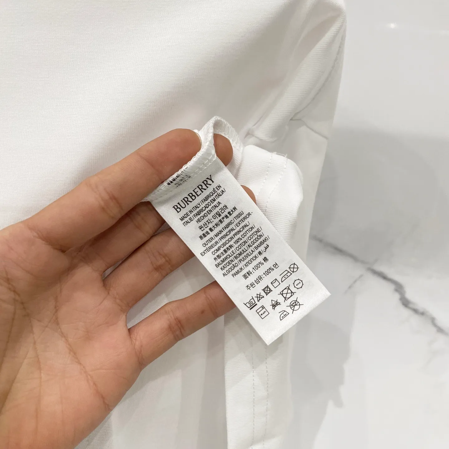 BURBERRY/ - 260 T LOGO Quality 100 ％ Versatile Size:XS-L :Black.White.Gray